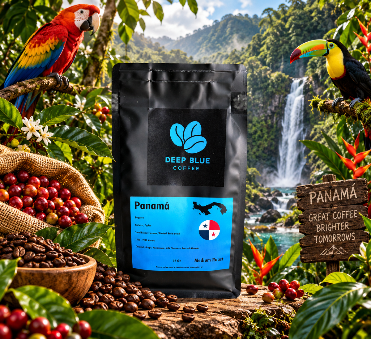 Panama Coffee Medium Roast (12 oz)