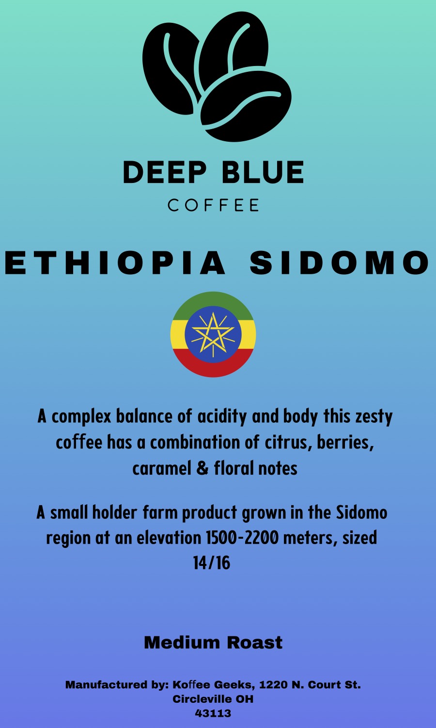 Ethiopia Sidomo Coffee           (12 oz)